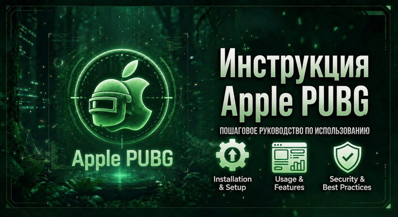 Инструкция для Apple PUBG