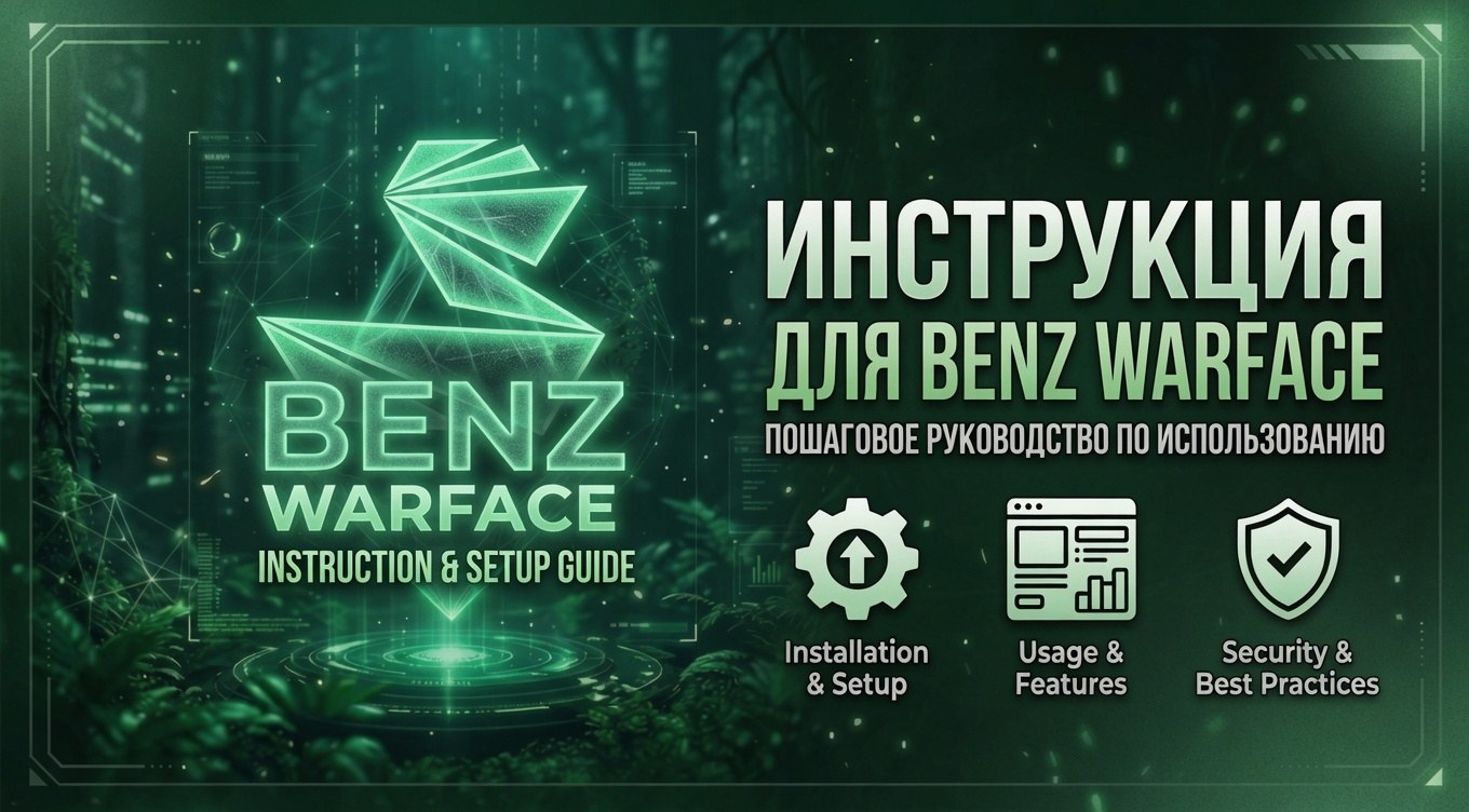 Инструкция для Benz Warface