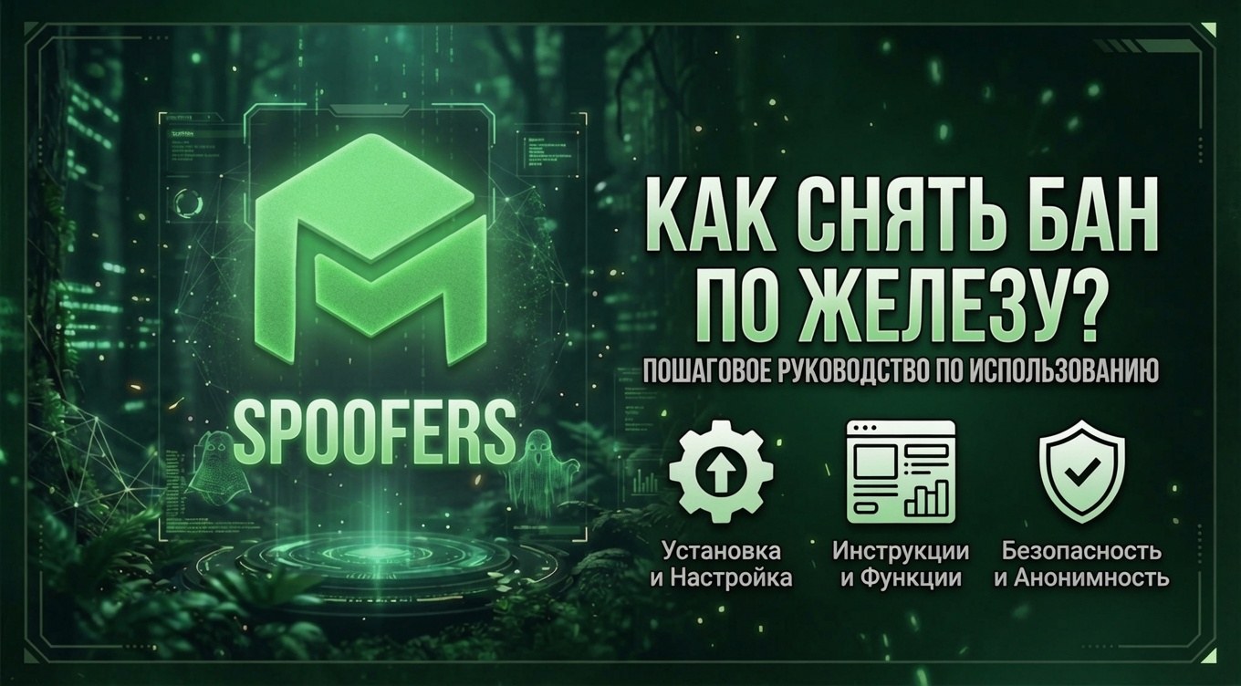 Как снять бан по железу (HWID) и зачем нужен спуфер? 