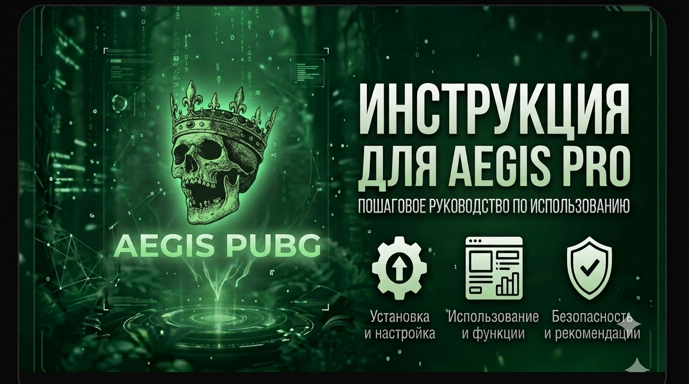 Инструкция для AEGIS (PUBG/ABI)